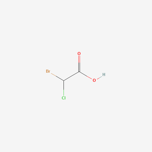 5589-96-8 BROMOCHLOROACETIC ACID chemical structure