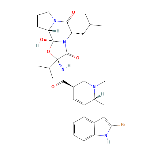 25614-03-3 Bromocriptine chemical structure