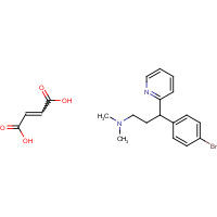 980-71-2 Brompheniramine hydrogen maleate chemical structure
