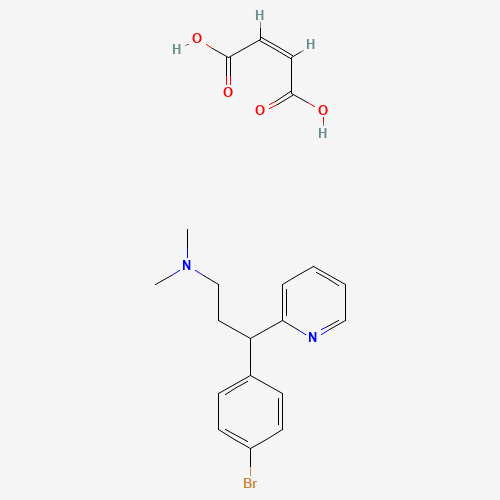 980-71-2 Brompheniramine hydrogen maleate chemical structure