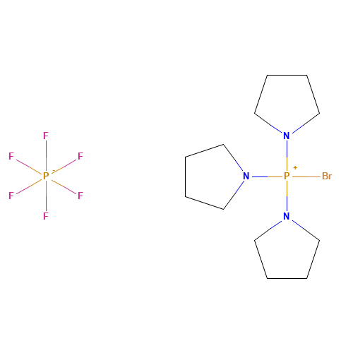 132705-51-2 Bromo-tris-pyrrolidino-phosphonium hexafluorophosphate chemical structure