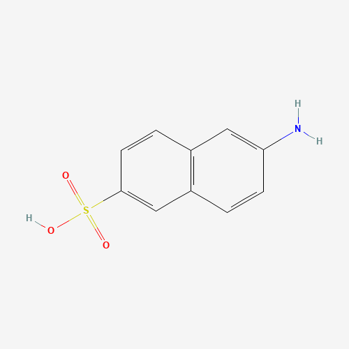 93-00-5 6-Amino-2-naphthalenesulfonic acid chemical structure