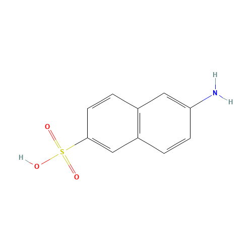 93-00-5 6-Amino-2-naphthalenesulfonic acid chemical structure
