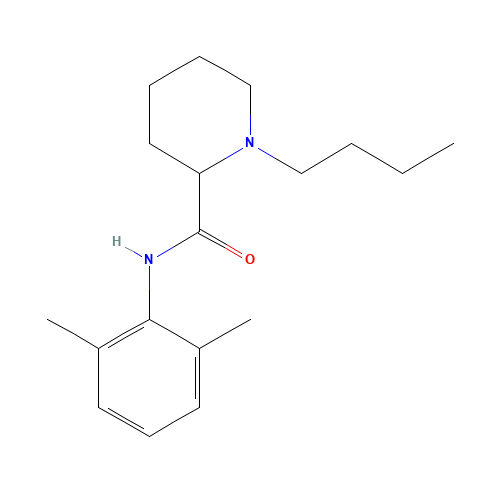2180-92-9 Bupivacaine chemical structure