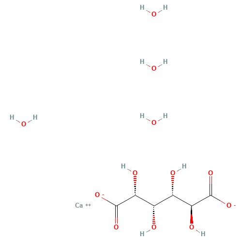 5793-89-5 D-SACCHARIC ACID CALCIUM SALT TETRAHYDRATE chemical structure