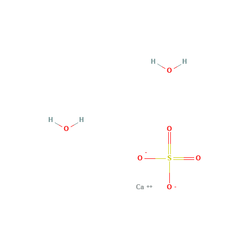 10101-41-4 Calcium sulfate dihydrate chemical structure