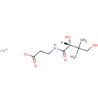 137-08-6 D-(+)-Pantothenic acid calcium salt chemical structure