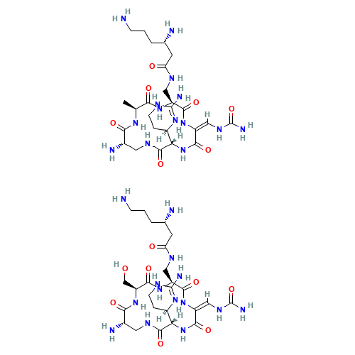 11003-38-6 CAPREOMYCIN chemical structure