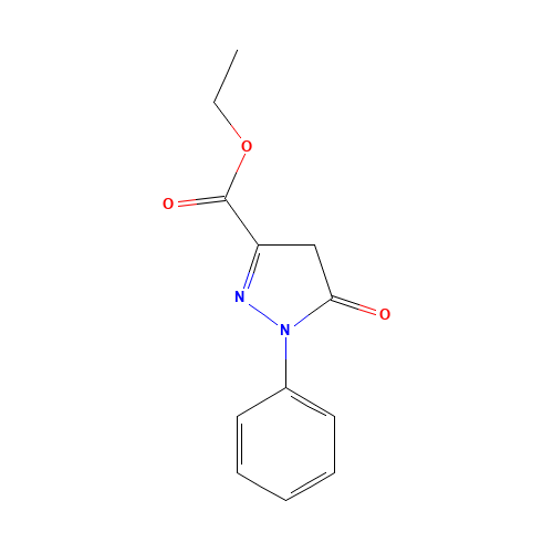 89-33-8 Ethyl 5-oxo-1-phenyl-2-pyrazoline-3-carboxylate chemical structure