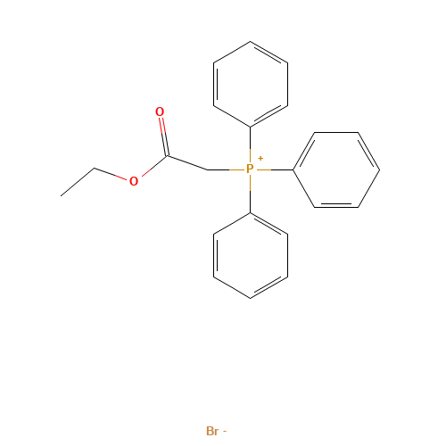 1530-45-6 (Carbethoxymethyl)triphenylphosphonium bromide chemical structure