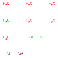 18618-55-8 CERIUM(III) CHLORIDE HEPTAHYDRATE chemical structure