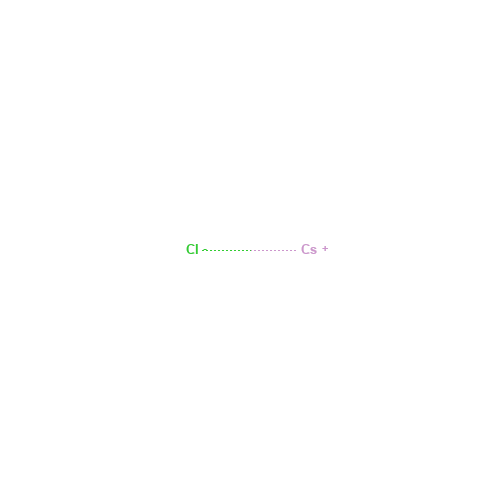 7647-17-8 Cesium chloride chemical structure
