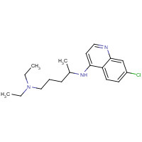 54-05-7 CHLOROQUINE chemical structure