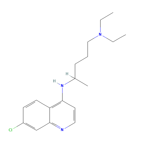 54-05-7 CHLOROQUINE chemical structure