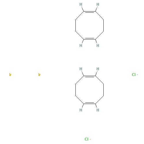 12112-67-3 Chloro(1,5-cyclooctadiene)iridium(I) dimer chemical structure