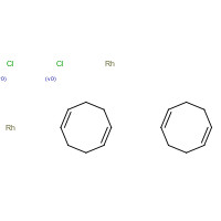 12092-47-6 Chloro(1,5-cyclooctadiene)rhodium(I) dimer chemical structure