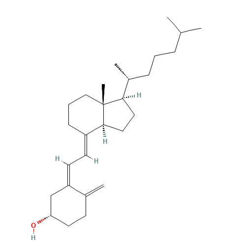 67-97-0 Vitamin D3 chemical structure