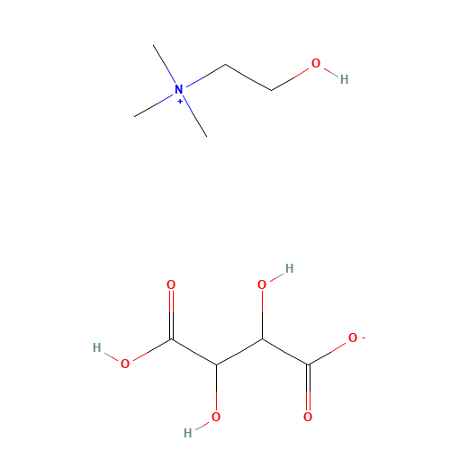 87-67-2 Choline bitartrate chemical structure