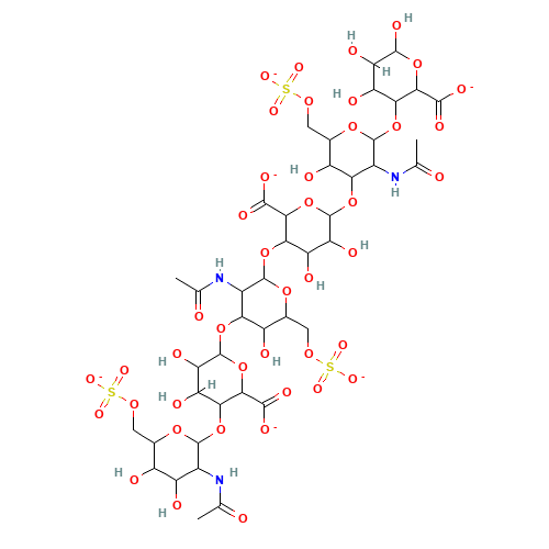 12678-07-8 Chondroitin 6-sulfate sodium salt chemical structure