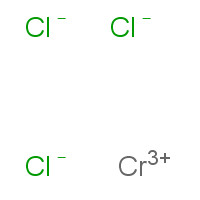 10025-73-7 CHROMIUM (III) CHLORIDE chemical structure