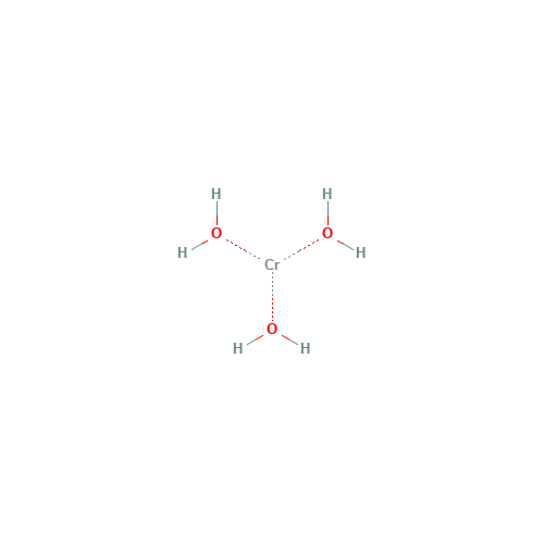 1308-14-1 CHROMIUM (III) HYDROXIDE N-HYDRATE chemical structure