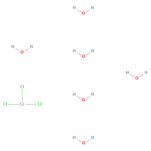 10060-12-5 Chromic chloride hexahydrate chemical structure