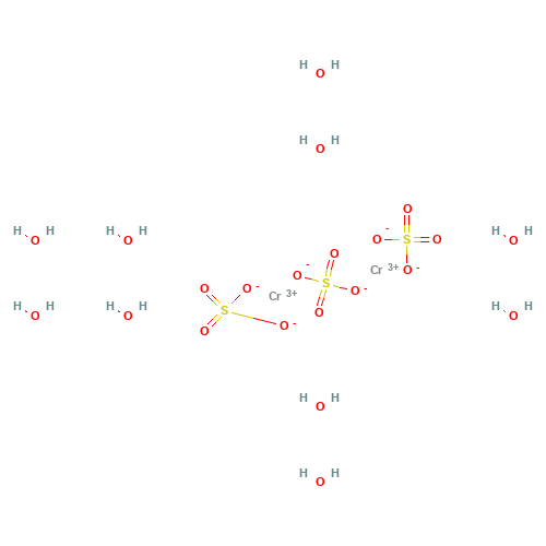 15244-38-9 CHROMIUM POTASSIUM SULFATE chemical structure