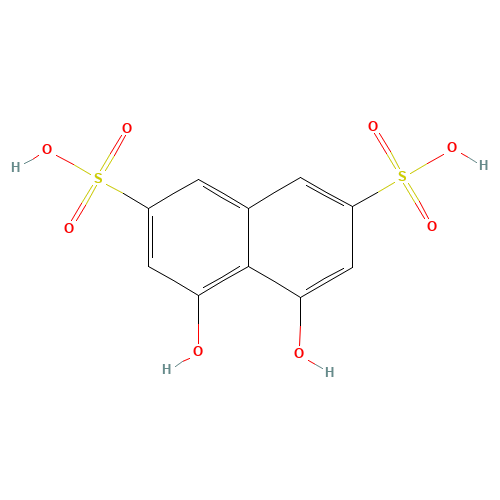 148-25-4 1,8-Dihydroxynaphthylene-3,6-disulfonic acid chemical structure