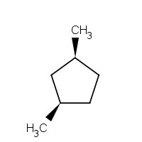 2532-58-3 CIS-1,3-DIMETHYLCYCLOPENTANE chemical structure