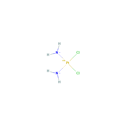 15663-27-1 CIS-PLATINUM (II) DIAMMINE DICHLORIDE chemical structure