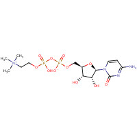 987-78-0 CYTIDINE 5'-DIPHOSPHOCHOLINE chemical structure