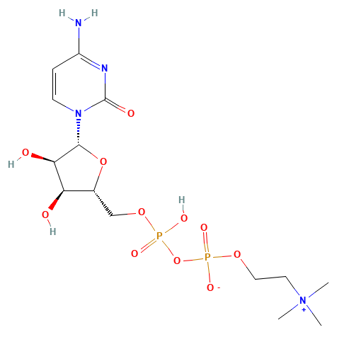 987-78-0 CYTIDINE 5'-DIPHOSPHOCHOLINE chemical structure
