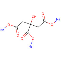 68-04-2 Sodium citrate chemical structure