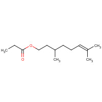 141-14-0 CITRONELLYL PROPIONATE chemical structure