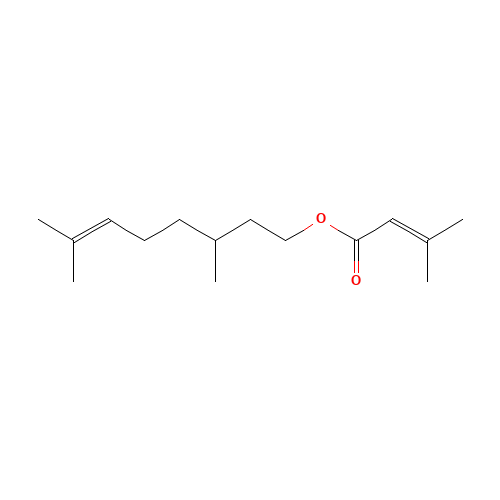 20770-40-5 CITRONELLYL-3-METHYLBUT-2-ENOATE chemical structure