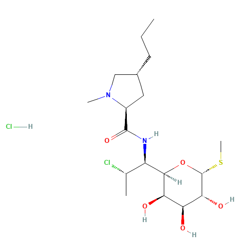 21462-39-5 Clindamycin hydrochloride chemical structure