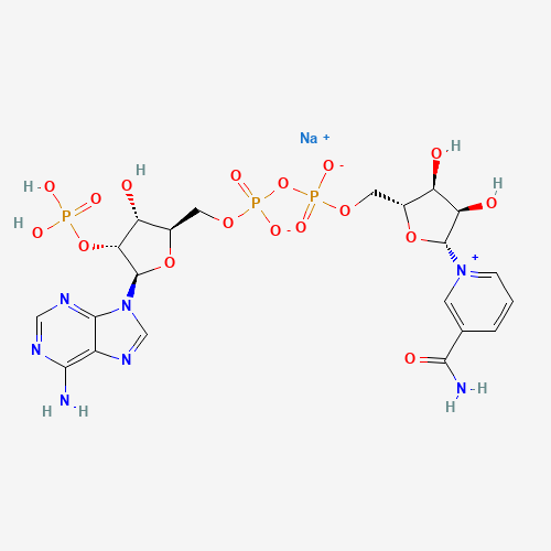 1184-16-3 BETA-NICOTINAMIDE ADENINE DINUCLEOTIDE PHOSPHATE SODIUM SALT chemical structure
