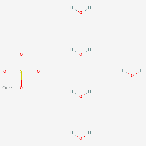 7758-99-8 Copper sulfate pentahydrate chemical structure