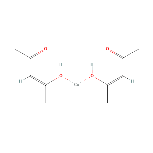 13395-16-9 Cupric acetylacetonate chemical structure