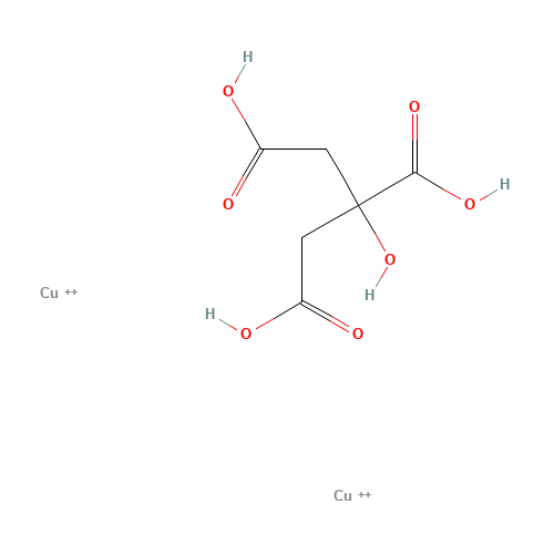 866-82-0 Copper citrate chemical structure