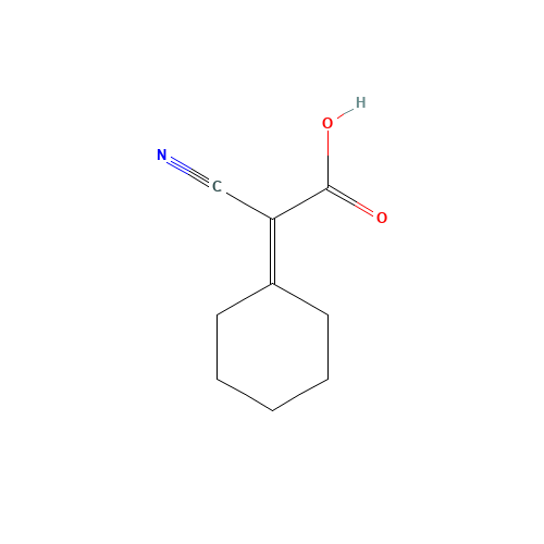 37107-50-9 CYCLOHEXYLIDENECYANOACETIC ACID chemical structure