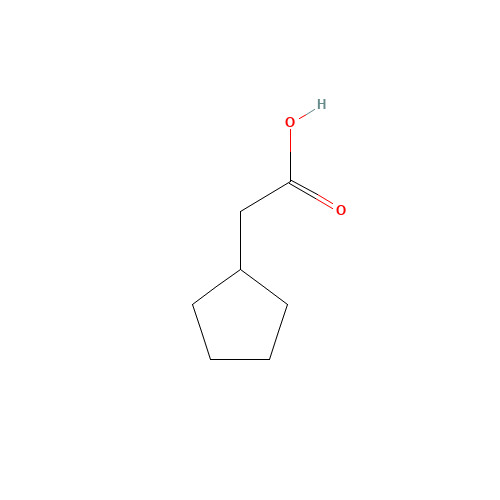1123-00-8 CYCLOPENTYLACETIC ACID chemical structure