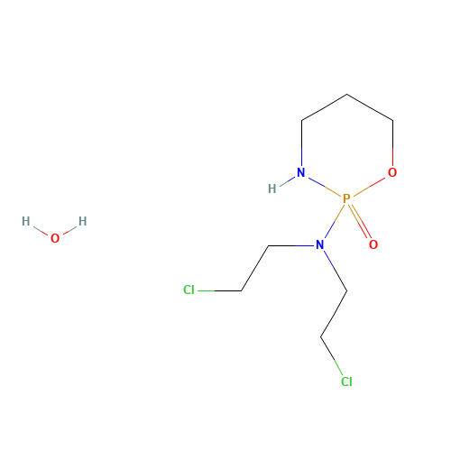 6055-19-2 Cyclophosphamide monohydrate chemical structure