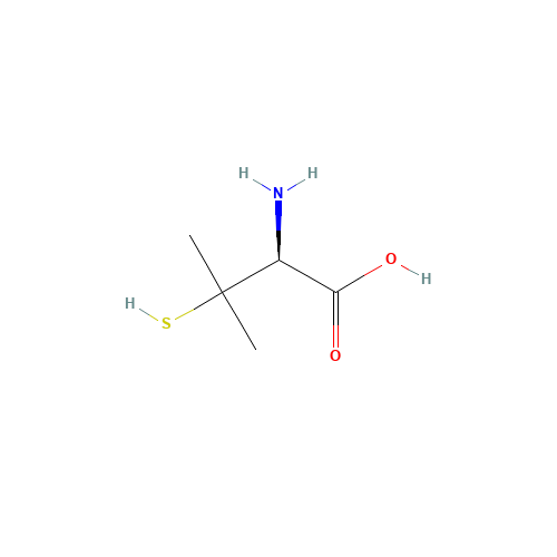 52-67-5 3,3-Dimethyl-D(-)-cysteine chemical structure