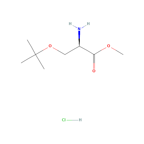 78537-14-1 O-tert-Butyl-D-serine methyl ester hydrochloride chemical structure