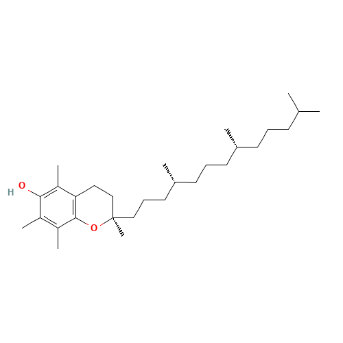 59-02-9 Vitamin E chemical structure