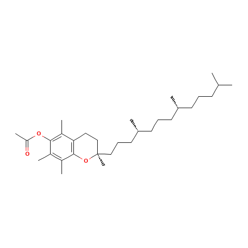 58-95-7 D-alpha-Tocopheryl acetate chemical structure