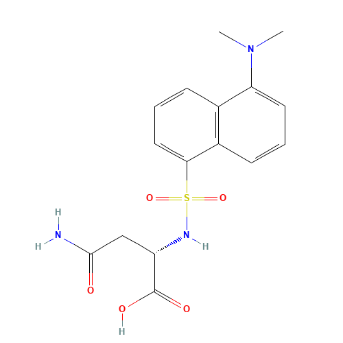 1100-23-8 DANSYL-L-ASPARAGINE chemical structure