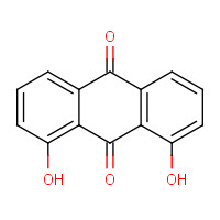 117-10-2 1,8-Dihydroxyanthraquinone chemical structure