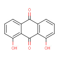 117-10-2 1,8-Dihydroxyanthraquinone chemical structure